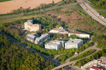Vue aérienne de Raddisson Blu à Ettlingen dans le département Bade-Wurtemberg, Allemagne