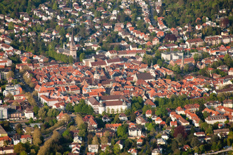 Vue aérienne de Château d'Ettlingen à Ettlingen dans le département Bade-Wurtemberg, Allemagne