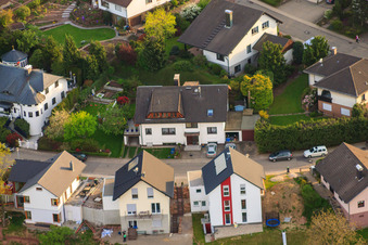 Schauinslandstraße à le quartier Völkersbach in Malsch dans le département Bade-Wurtemberg, Allemagne vue d'en haut