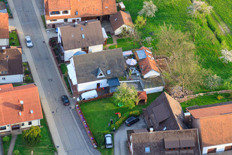 Brunnenstraße Boucher Bernd Glasstetter à le quartier Völkersbach in Malsch dans le département Bade-Wurtemberg, Allemagne hors des airs
