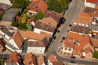 Photographie aérienne de Au coin à le quartier Wollmesheim in Landau in der Pfalz dans le département Rhénanie-Palatinat, Allemagne