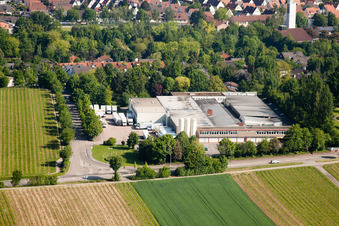 Vue aérienne de Wollmesheimer Höhe, Hofmeister-Brot GmbH à Landau in der Pfalz dans le département Rhénanie-Palatinat, Allemagne
