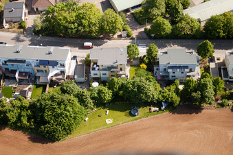 Wollmesheimer Höhe à Landau in der Pfalz dans le département Rhénanie-Palatinat, Allemagne hors des airs