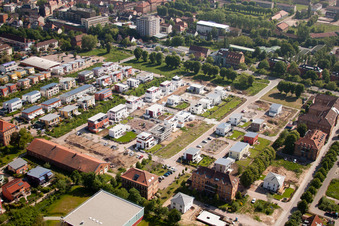 Photographie aérienne de Nouvelle zone de développement dans la Charles-De-Gaulle-Straße à Landau in der Pfalz dans le département Rhénanie-Palatinat, Allemagne