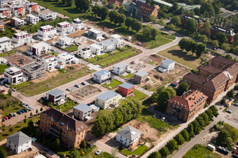Vue aérienne de Lina-Kössler-Straße à Landau in der Pfalz dans le département Rhénanie-Palatinat, Allemagne