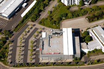 Vue oblique de Quartier Queichheim in Landau in der Pfalz dans le département Rhénanie-Palatinat, Allemagne