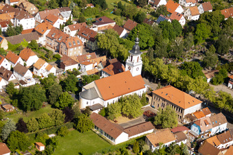 Quartier Queichheim in Landau in der Pfalz dans le département Rhénanie-Palatinat, Allemagne vue du ciel