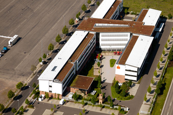 Enregistrement par drone de Quartier Queichheim in Landau in der Pfalz dans le département Rhénanie-Palatinat, Allemagne