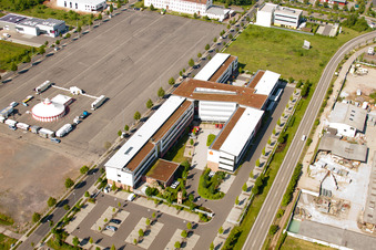 Quartier Queichheim in Landau in der Pfalz dans le département Rhénanie-Palatinat, Allemagne vu d'un drone