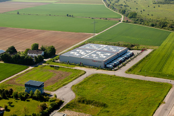 Vue aérienne de Queichheim à Landau in der Pfalz dans le département Rhénanie-Palatinat, Allemagne