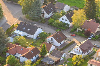 Gerberastraße 4 à le quartier Stupferich in Karlsruhe dans le département Bade-Wurtemberg, Allemagne vue d'en haut