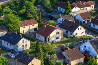 Quartier Stupferich in Karlsruhe dans le département Bade-Wurtemberg, Allemagne hors des airs