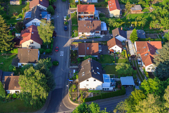 Photographie aérienne de Gerberastraße 4 à le quartier Stupferich in Karlsruhe dans le département Bade-Wurtemberg, Allemagne