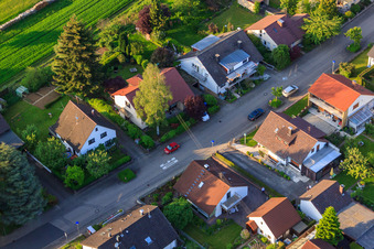 Gerberastraße 4 à le quartier Stupferich in Karlsruhe dans le département Bade-Wurtemberg, Allemagne hors des airs
