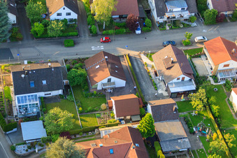 Gerberastraße 4 à le quartier Stupferich in Karlsruhe dans le département Bade-Wurtemberg, Allemagne vue d'en haut