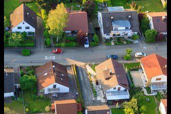 Gerberastraße 4 à le quartier Stupferich in Karlsruhe dans le département Bade-Wurtemberg, Allemagne depuis l'avion