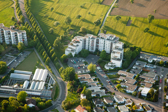 Vue aérienne de Rue Acher à le quartier Reichenbach in Waldbronn dans le département Bade-Wurtemberg, Allemagne