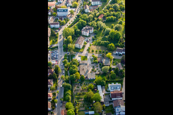 Vue aérienne de Église du Christ de l'Est à Wiesloch dans le département Bade-Wurtemberg, Allemagne