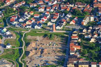 Vue aérienne de Tour de séchage à Rauenberg dans le département Bade-Wurtemberg, Allemagne