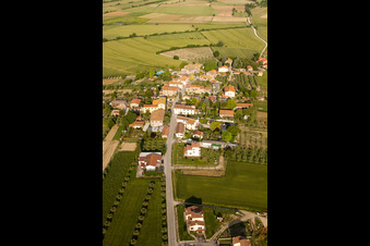 Vue aérienne de Fratticciola dans le département Toscane, Italie