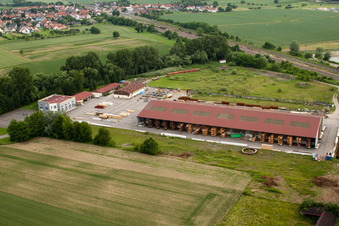 Vue aérienne de Système Wolf à Roppenheim dans le département Bas Rhin, France