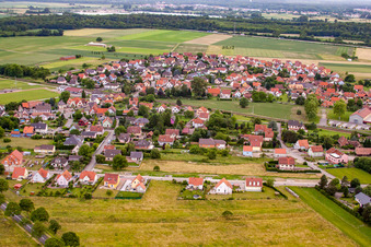 Rountzenheim dans le département Bas Rhin, France vue d'en haut