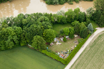 Dalhunden dans le département Bas Rhin, France d'en haut
