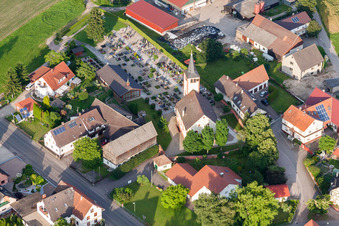 Photographie aérienne de Village - Vue à le quartier Linx in Rheinau dans le département Bade-Wurtemberg, Allemagne