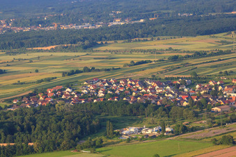Photographie aérienne de Mattenstr à le quartier Urloffen in Appenweier dans le département Bade-Wurtemberg, Allemagne