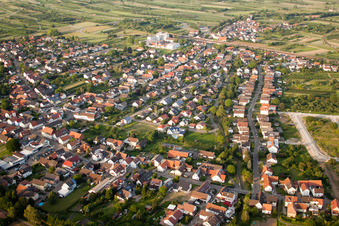 Photographie aérienne de Runzweg à le quartier Urloffen in Appenweier dans le département Bade-Wurtemberg, Allemagne
