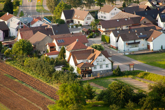 Vue aérienne de Chambres, Chambre au raifort de Gaukel à le quartier Urloffen in Appenweier dans le département Bade-Wurtemberg, Allemagne