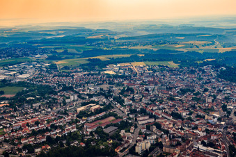 Vue aérienne de Rue Adler à Pirmasens dans le département Rhénanie-Palatinat, Allemagne