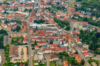 Vue aérienne de Rue Lemberger à Pirmasens dans le département Rhénanie-Palatinat, Allemagne