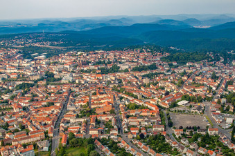Vue aérienne de Rue Winzler à Pirmasens dans le département Rhénanie-Palatinat, Allemagne