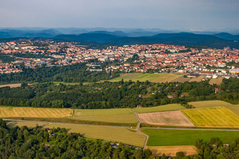 Vue aérienne de Steinbachstr à Pirmasens dans le département Rhénanie-Palatinat, Allemagne