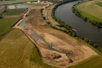 Vue aérienne de Basse Ham à Basse-Ham dans le département Moselle, France