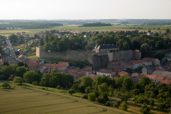 Photographie aérienne de Rodemack dans le département Moselle, France