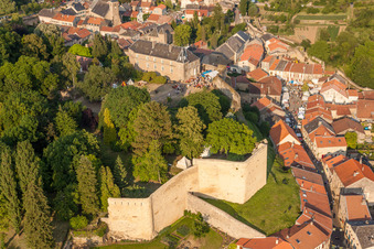 Photographie aérienne de Complexe du château du Fort Veste Rodemack à Rodemack dans le département Moselle, France