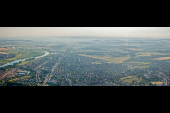 Photographie aérienne de Yutz dans le département Moselle, France
