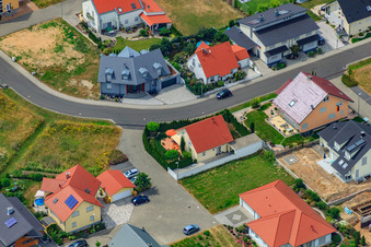Vue aérienne de Pamina Platics à le quartier Hardtwald in Neupotz dans le département Rhénanie-Palatinat, Allemagne