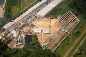 Meubles et boiseries Nolte à Germersheim dans le département Rhénanie-Palatinat, Allemagne vue d'en haut