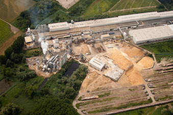 Meubles et boiseries Nolte à Germersheim dans le département Rhénanie-Palatinat, Allemagne vue du ciel