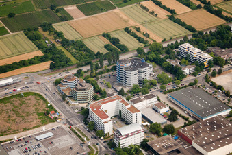 Vue aérienne de Groupe Tous pour un SE à le quartier Rohrbach in Heidelberg dans le département Bade-Wurtemberg, Allemagne