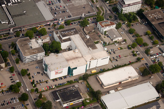 Vue aérienne de Quartier résidentiel Breitwieser à le quartier Rohrbach in Heidelberg dans le département Bade-Wurtemberg, Allemagne