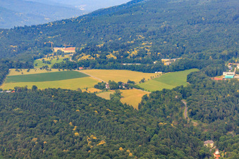 Vue aérienne de Auberge du Manoir Bierhelderhof à le quartier Rohrbach in Heidelberg dans le département Bade-Wurtemberg, Allemagne
