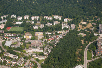 Vue aérienne de HD-Boxberg à le quartier Boxberg in Heidelberg dans le département Bade-Wurtemberg, Allemagne