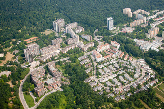Image drone de HD-Emmertsgrund à le quartier Emmertsgrund in Heidelberg dans le département Bade-Wurtemberg, Allemagne