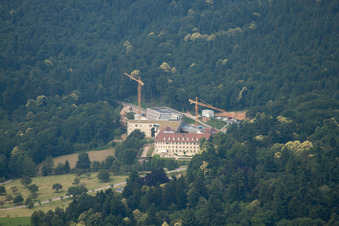 Vue aérienne de Speyerer Hof, Cliniques Schmieder à le quartier Königstuhl in Heidelberg dans le département Bade-Wurtemberg, Allemagne