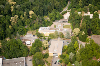 Vue aérienne de Institut Max Planck de physique nucléaire à le quartier Rohrbach in Heidelberg dans le département Bade-Wurtemberg, Allemagne
