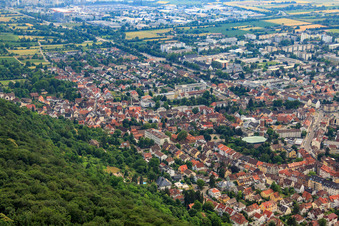 Vue aérienne de Clinique Thorax Heidelberg GmbH à le quartier Rohrbach in Heidelberg dans le département Bade-Wurtemberg, Allemagne